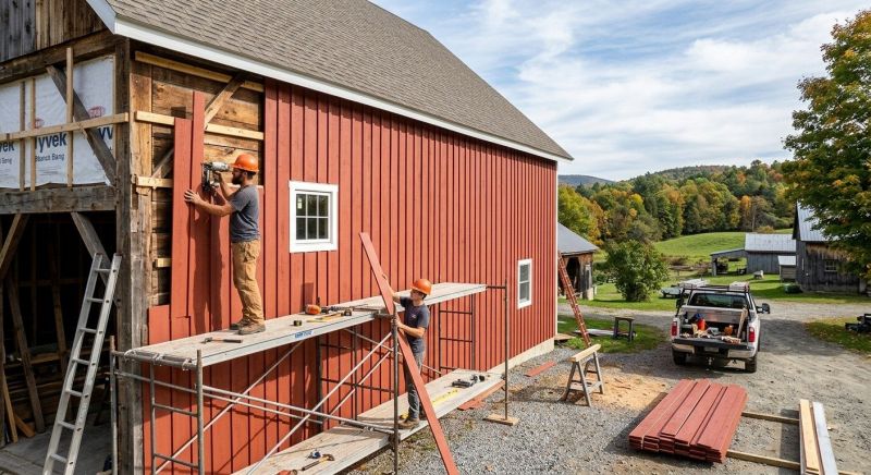 Barn Siding Installation in Gwinnett County, GA