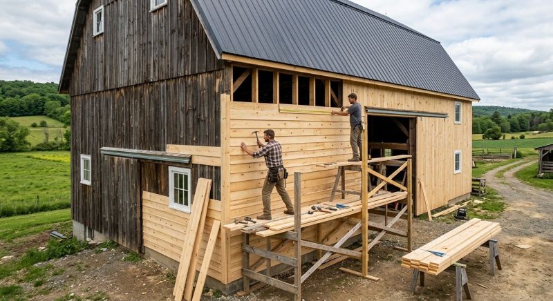 Barn Siding Installation in Loganville, GA