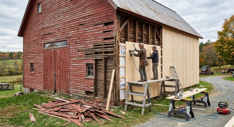 Barn Siding Replacement in Athens, GA