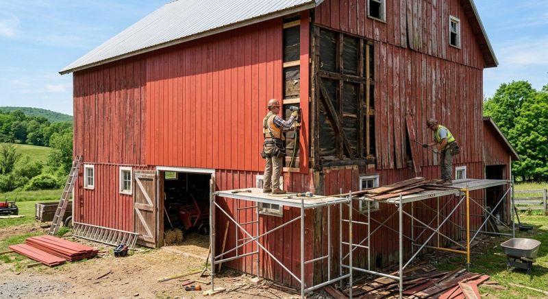 Barn Siding Replacement in Winterville, GA
