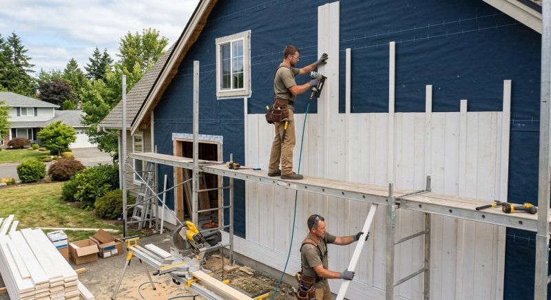 Batten Siding Installation in Jackson County, GA
