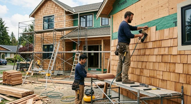 Cedar Cladding Installation in Barrow County, GA