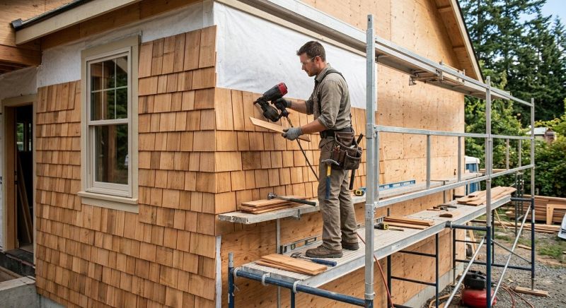 Cedar Siding Installation in Flowery Branch, GA