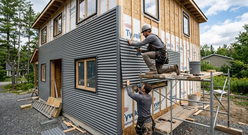 Corrugated Siding Installation in Barrow County, GA