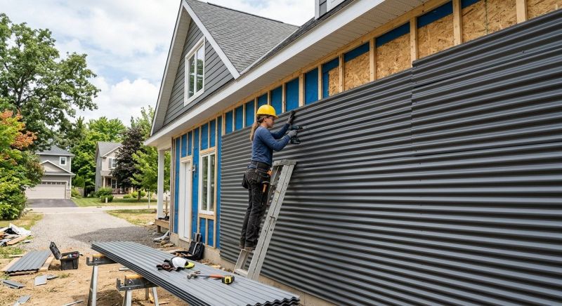Corrugated Siding Installation in Barrow County, GA