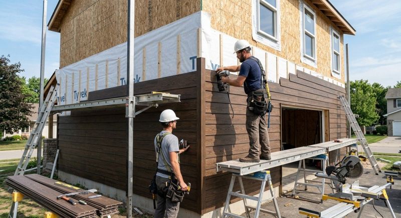 Faux Wood Siding Installation in Bethlehem, GA