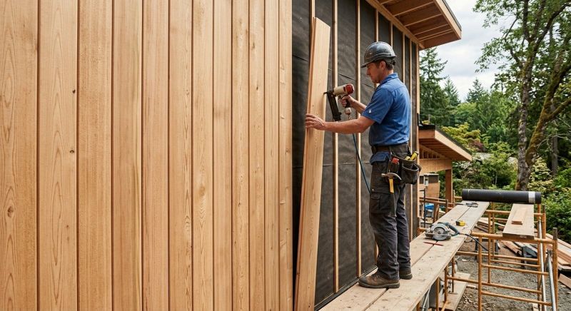 Faux Wood Siding Installation in Monroe, GA