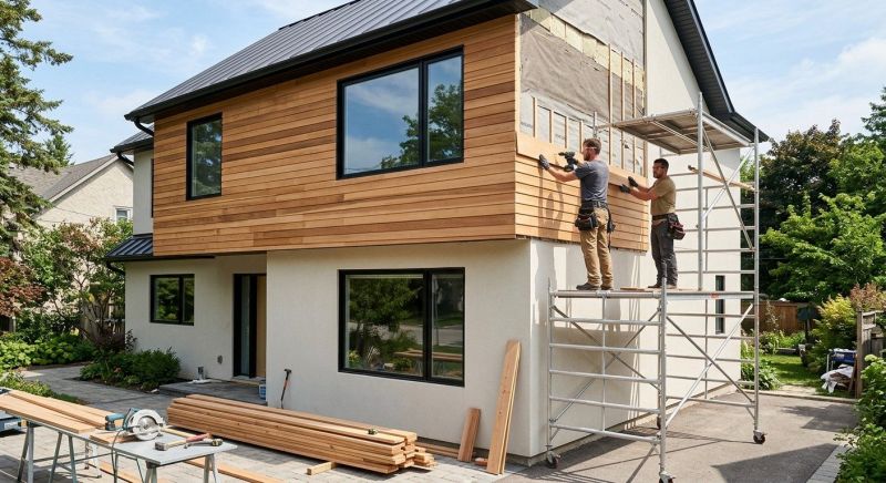 Faux Wood Siding Installation in Walton County, GA