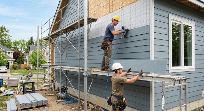 Fiber Cement Installation in Oakwood, GA