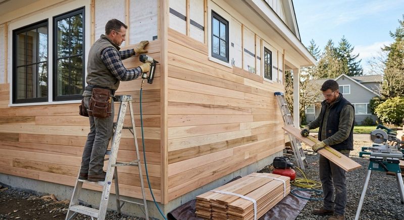 Hardwood Siding Installation in Jackson County, GA