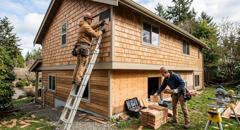 Hardwood Siding Installation in Barrow County, GA