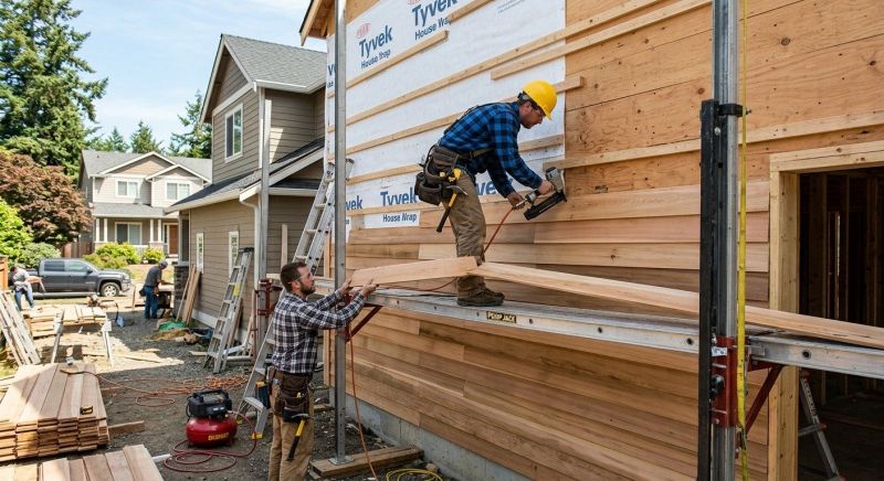 Hardwood Siding Installation in Lilburn, GA
