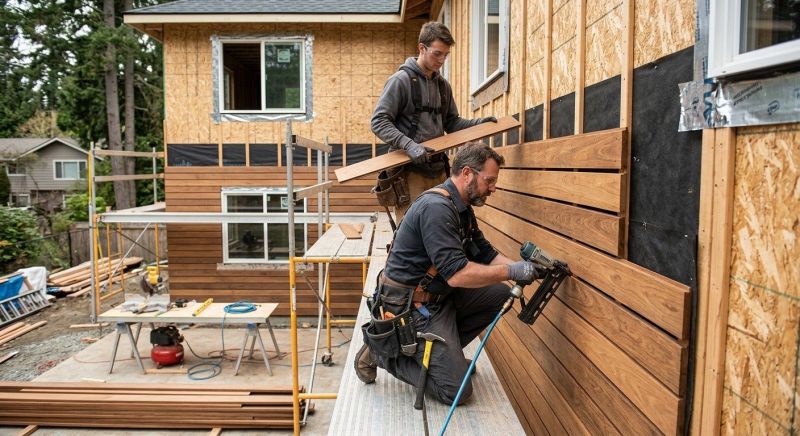 Hardwood Siding Installation in Loganville, GA
