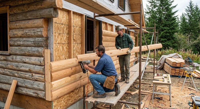 Log Siding Installation in Bethlehem, GA