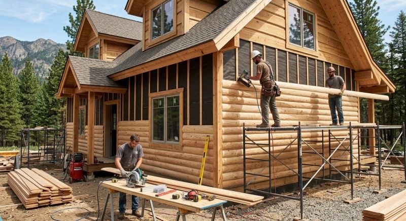 Log Siding Installation in Braselton, GA