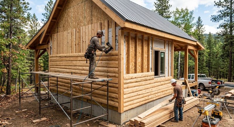 Log Siding Installation in Jackson County, GA