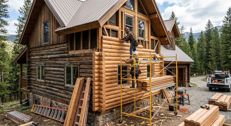 Log Siding Installation in Lawrenceville, GA