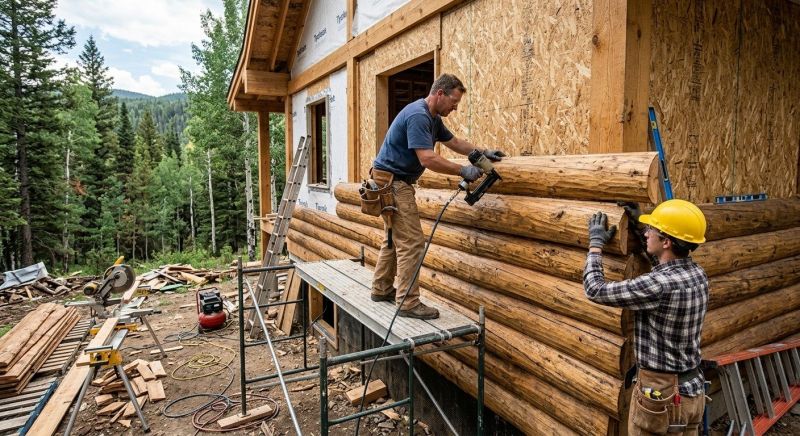 Log Siding Replacement in Barrow County, GA