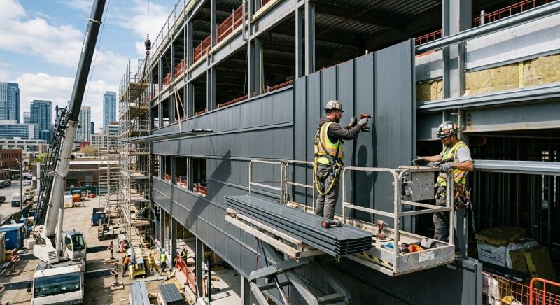 Steel Cladding Installation in Barrow County, GA
