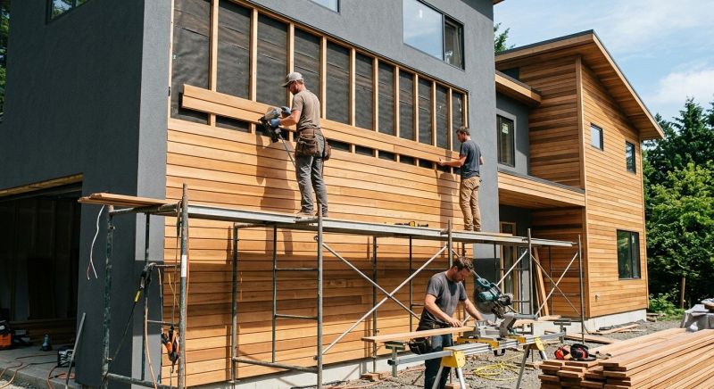Wood Cladding Installation in Jefferson, GA