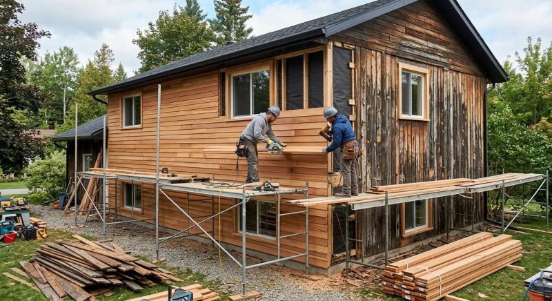 Wood Cladding Installation in Walton County, GA