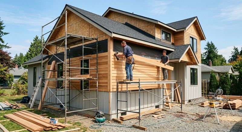 Wood Siding Installation in Oakwood, GA