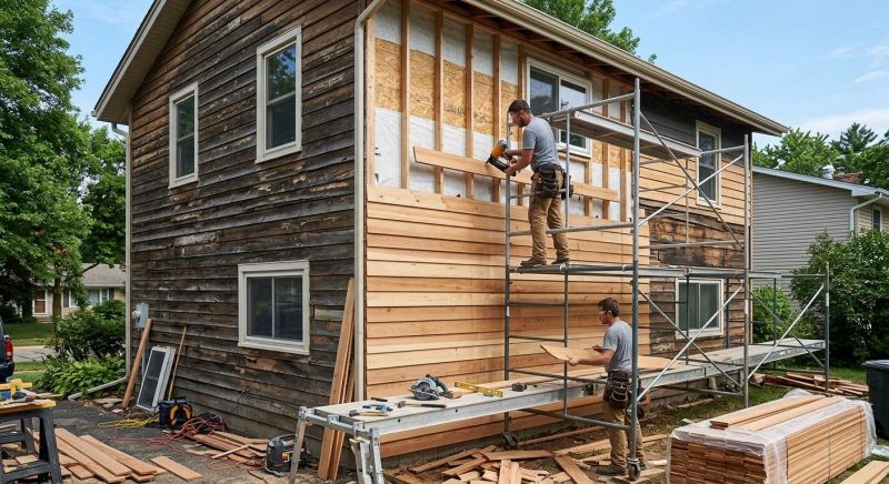 Wood Siding Replacement in Bethlehem, GA