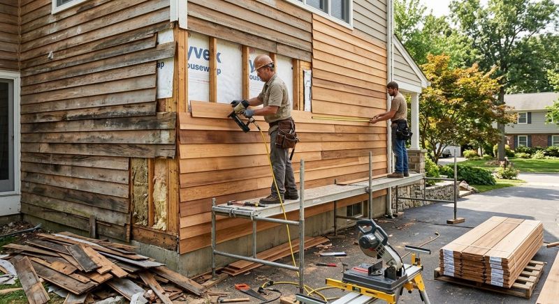 Wood Siding Service in Oakwood, GA